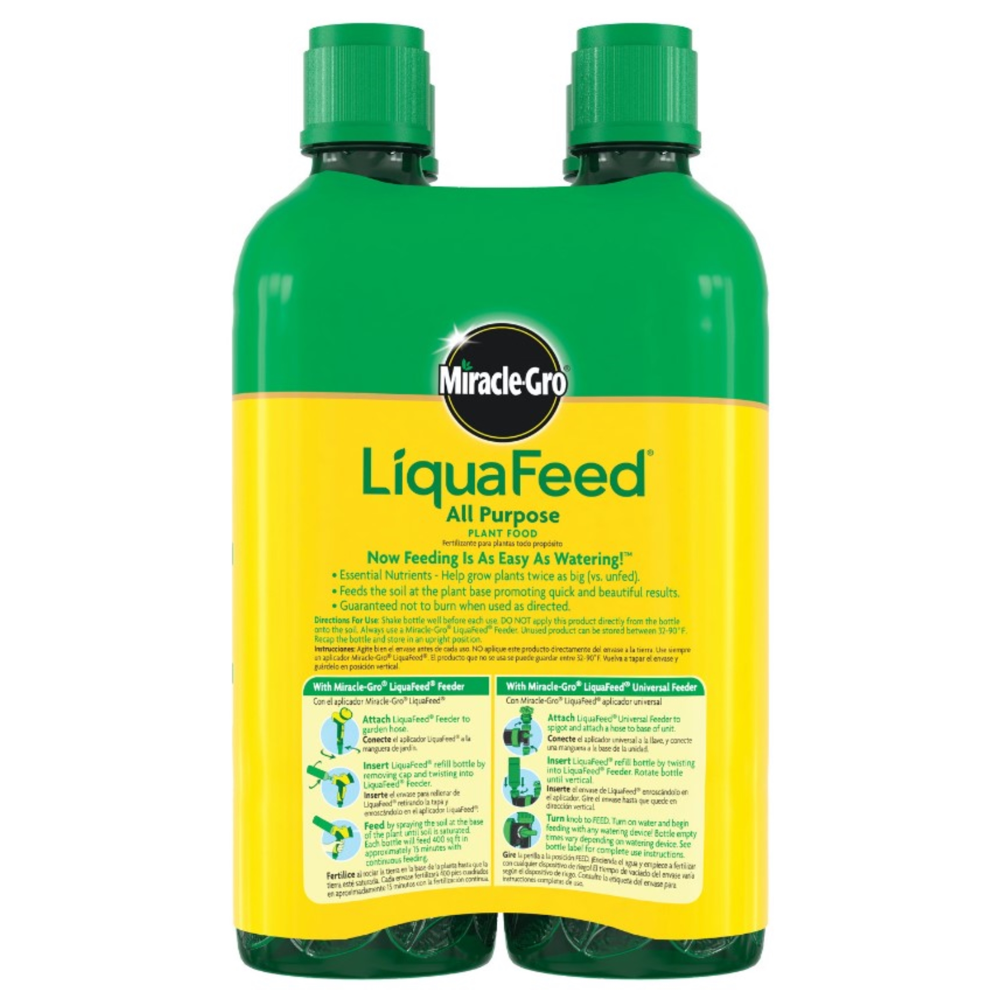 Miracle-Gro Liquafeed All Purpose Plant Food, 4-Pack Refills, 16 fl. oz. - image 4 of 9