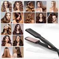 thumbnail image 2 of Plancha para Cabello, Plancha de Cabello Profesional 2 En 1 Con Tecnolog&iacute;a Infrarroja y Cer&aacute;mica, Placas Extras Anchas de 56MM, 17 Temperaturas Ajustables, Pantalla LED, Para Tod, 2 of 9
