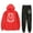 red, variant on Emo Night Tour   hoodies suits pocket drawstring hoodies sweatshirt men/women Strap sports pants