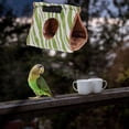 thumbnail image 4 of ADDHAT Nido Para Pájaros Colgante Marrón Para Jaula De Periquitos En Casa, 4 of 8