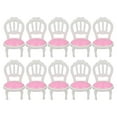 thumbnail image 2 of Silla de casa de muñecas BuyWeekMX Juego de 10 sillas de comedor, 2 of 9