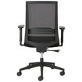 thumbnail image 2 of OFW Smarti EL Ergonomic Mesh Task Chair with Adjustable Lumbar, Arms & Synchro-Tilt – Black, 2 of 6