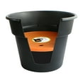 Bloem UpsADaisy Round Planter Lift Insert 13" Orange
