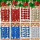 thumbnail image 2 of 120/12 piezas de pequeños colgantes de lazo rojo para árbol de Navidad, guirnalda para fiesta de año nuevo, caja de regalo, decoración, suministros hechos a mano, 2 of 5