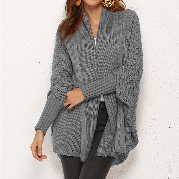 Idoravan Cardigans for Women Spring Fashion Womens Long Sleeve T-Shirt Autumn Sweater Cardigan Solid Blouse Tops