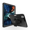thumbnail image 4 of iPad Pro 12.9 Inch Case 2020 , Case with Pencil Holder, Rotatable Stand Hand Strap, Shockproof Case black, 4 of 7