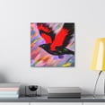 thumbnail image 6 of "Red-Winged Vibrance Rising" - Canvas, 6 of 25