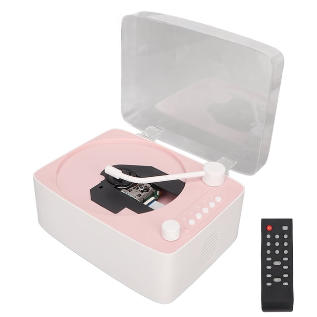 Lecteur CD, Portable Plug And Play Style Rétro Lecteur de Musique CD Multifonction Support USB Prise Casque Maison pour Enfants pour Cadeau