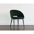 thumbnail image 2 of Miller Dining Chair Black - Deep Green Sky, 2 of 7