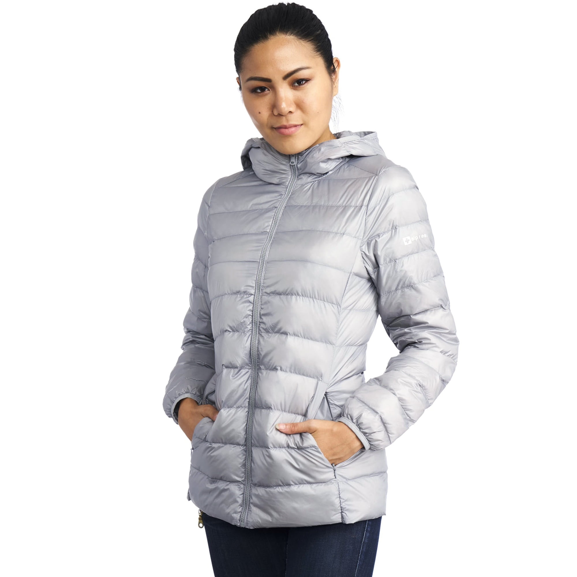 bubble coat with hood