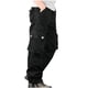 thumbnail image 4 of Pantalones largos de moda para hombre, casuales, de color sólido, con cremallera y bolsillos, elásticos, informales, para hombre., 4 of 4