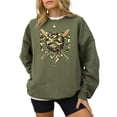 thumbnail image 6 of Camo Baseball Sweatshirt for Men Women & Kids Baseball or Softball Game Day Pullover Army Green Sweatshirt Adult Medium, 6 of 7