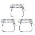 thumbnail image 1 of YOPTOP 3pcs Sealed Jars Glass Jars Clasp Jars Pickle Jars Small Storage Jars with Lid, 1 of 6
