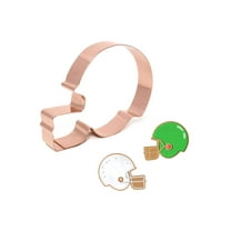 5 Inch Football Helmet Cookie Cutter