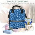 thumbnail image 2 of Ratiio Airplanes in the Sky Mummy Backpack - Waterproof Twill Canvas, Large Capacity Diaper Bag with Multiple Pockets and Adjustable Straps, 2 of 5