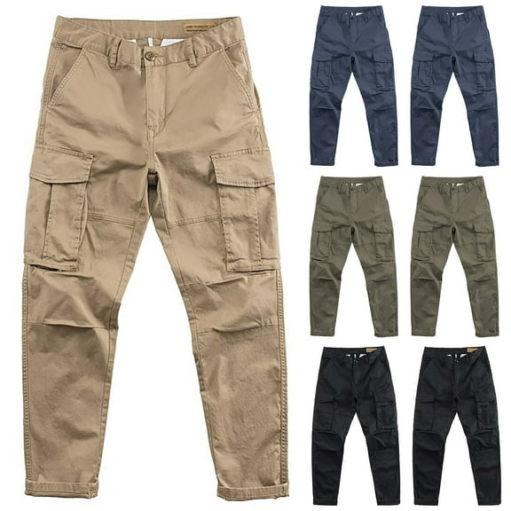 FRSASU Cargo Capri Pants for Women Solid High Waisted Fit Elastic Waist Casual Capris Trousers Cropped Pants with Pocket Navy XL(XL)