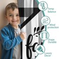 thumbnail image 3 of Blackout Kids Curtains,Family Buffalo Plaid Childrens Insulated Curtains Set Of 2,Bedroom Essentials,Toddler Room Decor 52x84in(132x213cm), 3 of 4