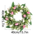thumbnail image 5 of Guirnaldas de flores aromáticas para exterior | Decoración con hojas para porches, yute natural, adornos sencillos para ventanas y puertas, estética bohemia, para propietarios, para, 5 of 5