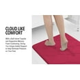 thumbnail image 6 of Yafa Home Fashion 1pc:17" X 60" Bath Rug Runner, Memory Foam; Water Absorbent & Non-Slip (Burgundy), 6 of 7