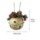 thumbnail image 5 of Gold White Red Metal Pendants Christmas Tree Decorations, Christmas Hanging Ornaments, Elegant Holiday Style, Festive Home Decor, Wedding Party Decor, Metal Frame Accents, for Bedroom, 5 of 7