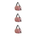 thumbnail image 3 of Wweixi Sac de Rangement Réutilisable Pliable Écologique et Polyvalent Sac de Courses pour Voyage Polyester Sacs de Rangement Pliables Sac à Main camouflage Rose 3Set, 3 of 6