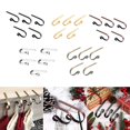 thumbnail image 4 of AFQH 5 Pcs Christmas Stocking Hooks Stocking Holders Non-Slip Stocking Hangers for Mantle Fireplace Xmas Party Home Decoration Hooks Set, 4 of 8