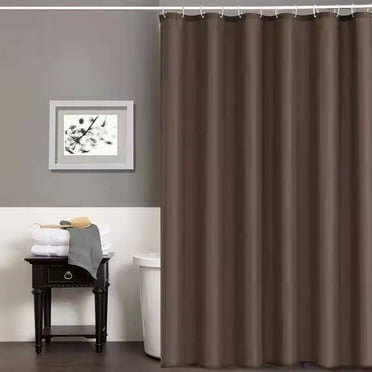 Gyedtr Water-proof Fabric Shower Curtain Liner - Soft & Lightweight Cloth Shower Liner with Magnets,Hotel Quality & Machine Washable - Standard Size 71x71In(Include 12 Hooks)