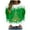 Green, variant on Long Sleeve Tops for Women Christmas Sweatshirt Fashion Casual Print Crew Neck Pullover Top Sweatshirts