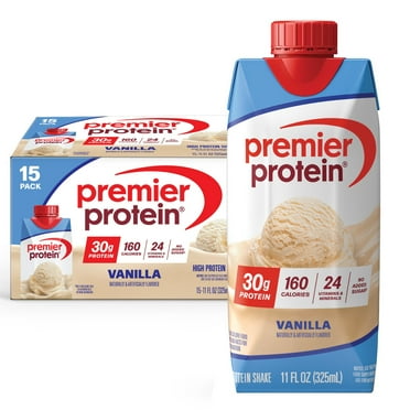 Premier Protein 30g High Protein Shake, Vanilla, 11 fl. oz., 15 pk.