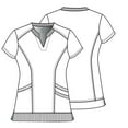thumbnail image 7 of HeartSoul Break On Through Women's Scrubs Top Split Neck HS765, 7 of 7