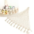 thumbnail image 1 of Stuffed Animal Hammock, Hand Knitted Bohemian Style Cotton Rope Plush Hammock For Plush Toy Storage, 1 of 8
