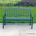 thumbnail image 4 of Axxonn 4ft Commercial Heavy Duty Metal Steel Bench, Black, L 51.2 x W 21.3 x H 34.4 inches, 4 of 5