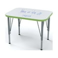 thumbnail image 2 of Tot Mate Versa Adjustable Height Kids Desk, Markerboard Activity Table (White/Island, 14 - 23" H), 2 of 6