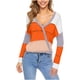 thumbnail image 1 of Puntoco suéter moda mujer Casual manga larga Casual Color contraste Patchwork suéter blusa liquidación de Navidad Puntoco Puntoco-5525, 1 of 4