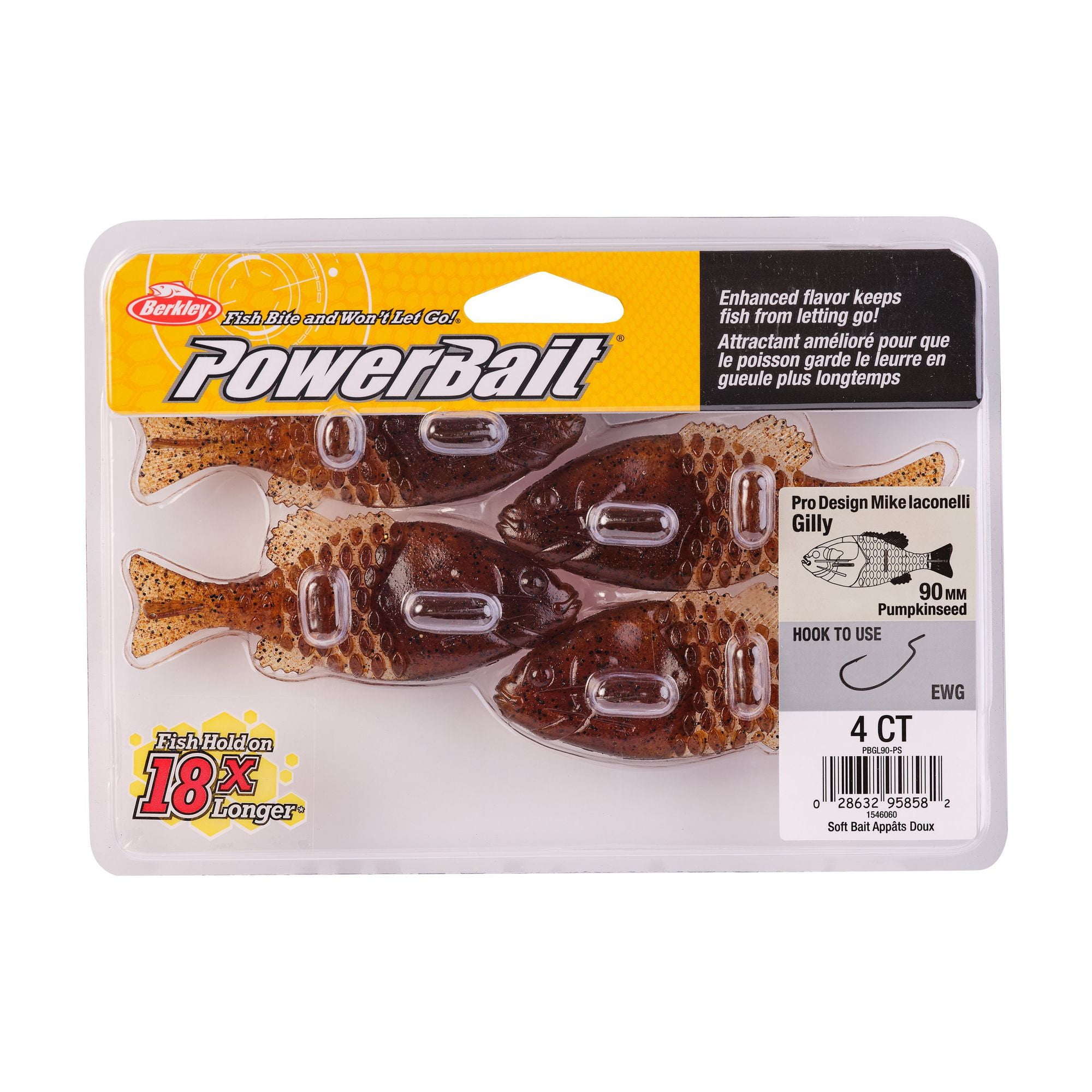 Berkley PowerBait® Gilly Soft Bait - Pumpkinseed