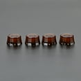 thumbnail image 2 of 4Pcs Guitar Knobs Amber Top Hat Knobs Guitar Speed Control Knobs Volume Tone Control Knobs Fits 6mm/0.24" Rotary Shaft, 2 of 8