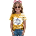 thumbnail image 2 of mgoYE Toddler Boys Girls Halloween T-Shirt Kid Pumpkin Ghost Tees Spooky Season Outfits Fall Tops|Yellow 7-8 Years, 2 of 4