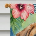 thumbnail image 3 of Yorkshire Terrier Luau House Flag, 3 of 5