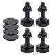 thumbnail image 1 of 4pcs Furniture Leveler Adjustable Heavy Duty Floor Protector For Furniture, 1 of 4