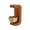 A-Bronze, variant on Minimalist Wooden Wind Chimes Decorative Hanging Bell Ornament Wood and Metal Zen Home Decor Multiple Shape Variants for Outside