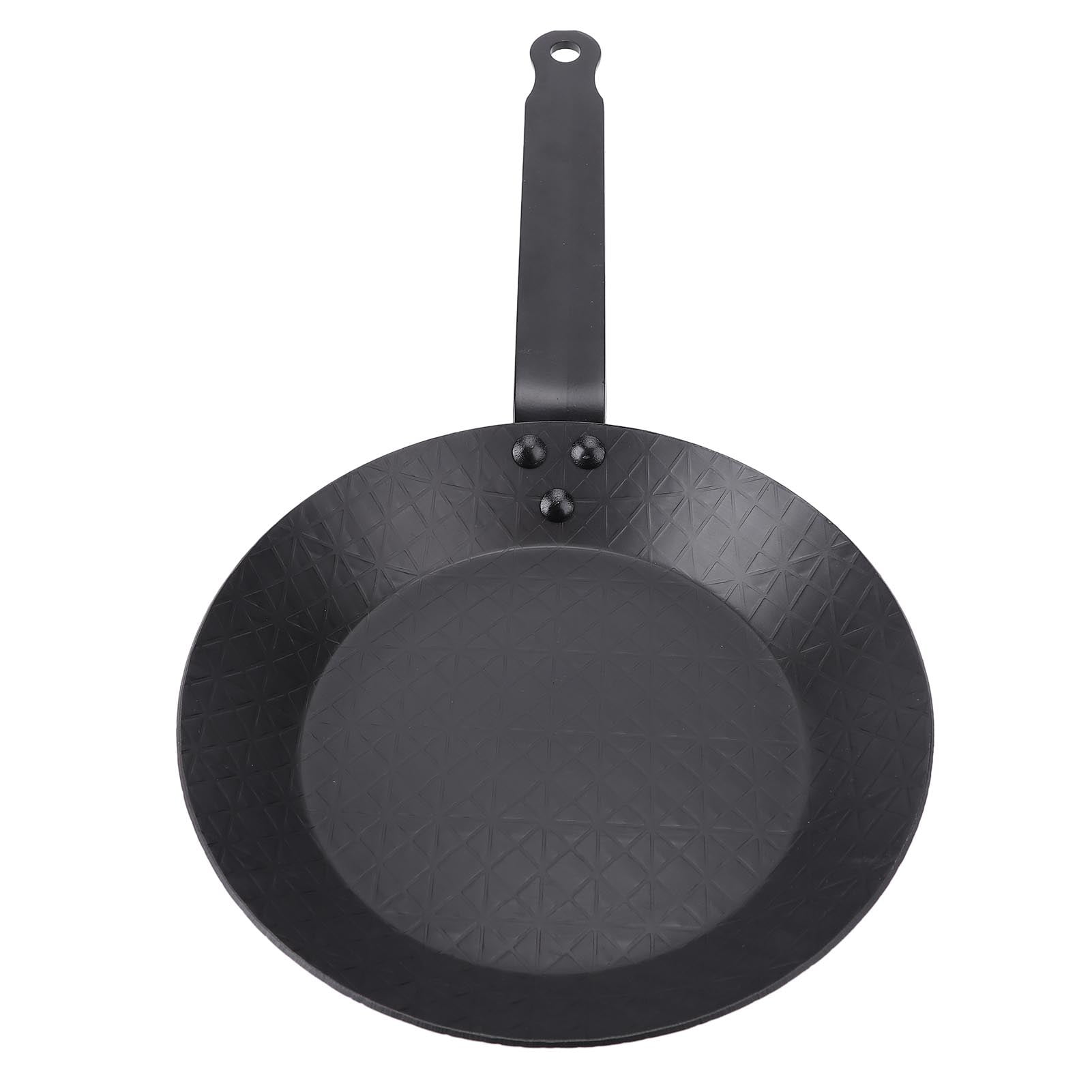 Small Carbon Steel Frying Pan - Non-Stick Skillet for Gas & Induction Cooktops