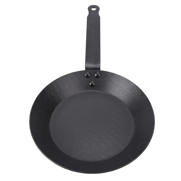 Carbon Steel Skillet Frying Pan Set, 3 Piece Nonstick Cookware, 8 Inch 9.5 Inch 11 Inch for Steak, Pancakes, Eggs Suitable for Gas and Induction Cooker, Open Flame, Ceramic Stove