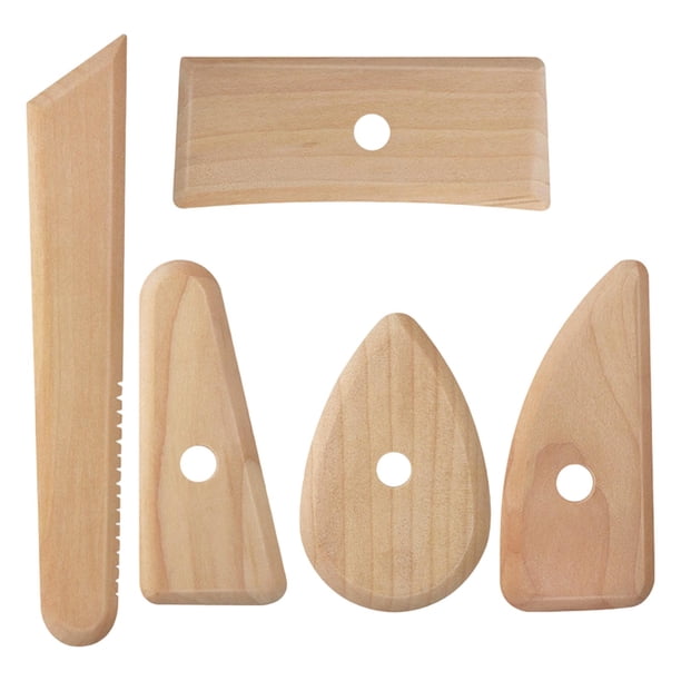 5 piezas de modelado de cerámica, costillas de cerámica, herramientas para hacer esculturas de arcilla para dar forma, y elaborar arcilla en de