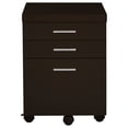 thumbnail image 4 of Skylar 3-drawer Home Office Mobile File Cabinet Cappuccino, 4 of 12