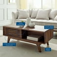 thumbnail image 5 of Modway Render Coffee Table in Walnut, 5 of 6
