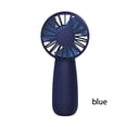 thumbnail image 3 of Inteprter Ventilador portátil ABS Motor sin escobillas alimentado por recargable tipo C carga 3 engranajes ajustable enfriador de bajo ruido con Electrodomésticos Azul Inteprter HA074339-02, 3 of 6