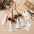 thumbnail image 4 of DXSSXC 100PC Tassel Handmade DIY Crafts Multi Color Christmas Decor for Garland Xmas Tree Banners Handmade Ornaments Holiday Party Gift Set 2026, 4 of 6