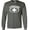 Charcoal, variant on Fair Game Lifeguard Long Sleeve Shirt, lifeguarding cross Graphic Tee-Red-Small