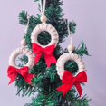 thumbnail image 2 of Corona de Navidad WEIHJMXG Mini adorno de corona tejida para árbol de Navidad, 2 of 5