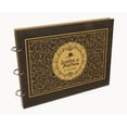 thumbnail image 7 of Darling Souvenir Personalized Engraved Laser Cut Wedding Guest Book Wooden Cover Sign-in Book Registry Guestbook Scrapbook-7N, 7 of 7